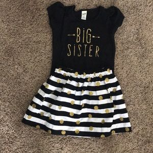 3 for 15 deal Big sister sz 5/6 skirt and shirt